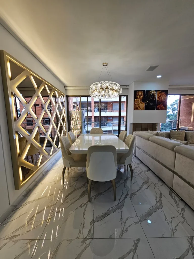 comedor- Apartamento en venta santa barbara bogotá