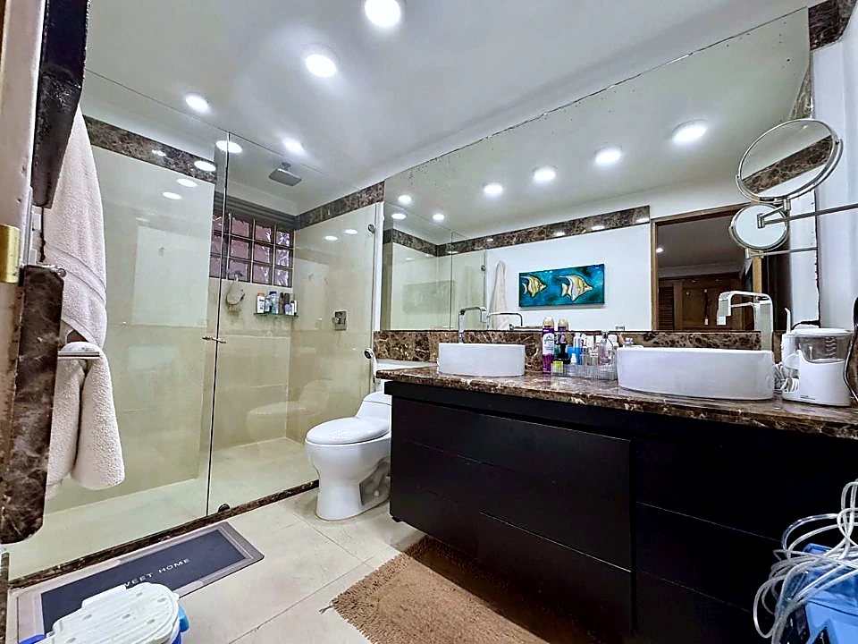 baño principal - apartamento multicentro en venta