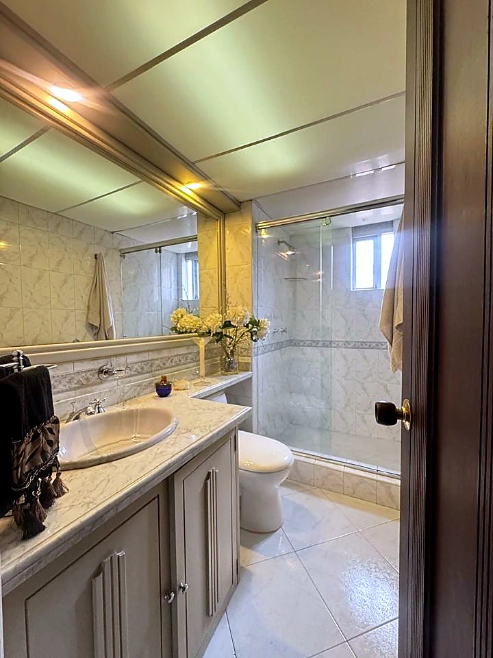 baño principal - apartamento en venta sotileza