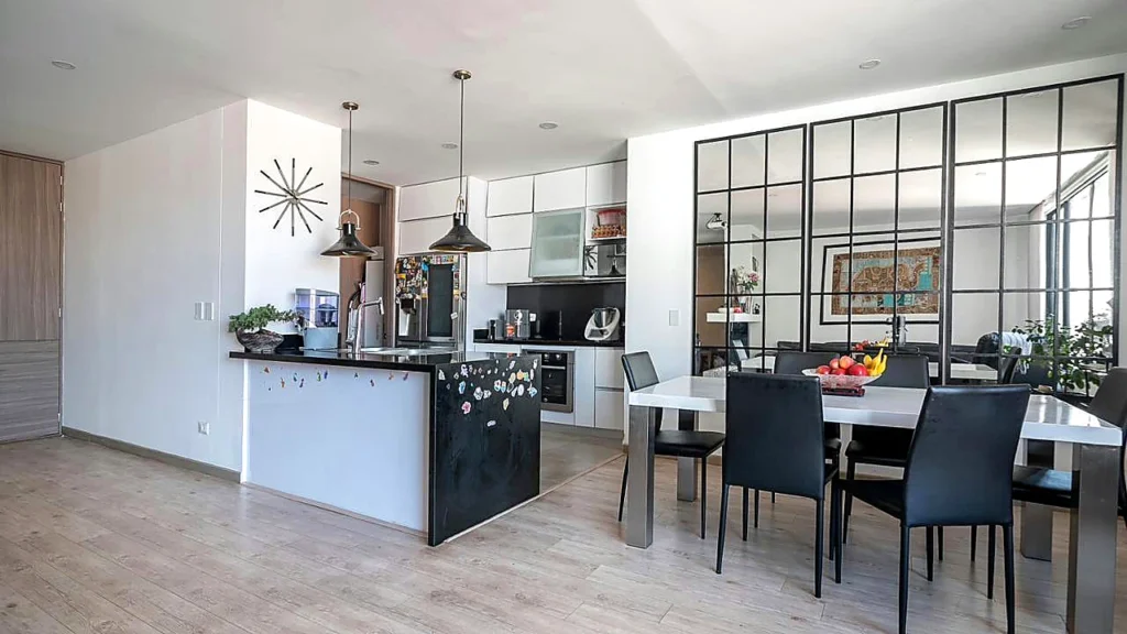 Apartamento en venta en Santa Barbara - cocina abierta